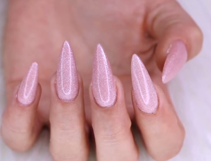 Acrylic Fill With Broken Nail and Color Change in 30 Minutes