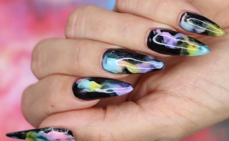 Young Nails Vlog #117: Intense Color Smoke Nails