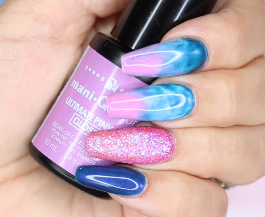 Young Nails Vlog #132: Spring Color Blend Nails