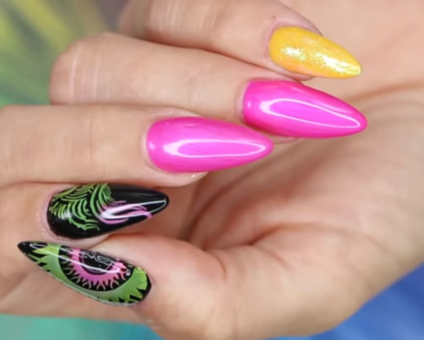 Young Nails Vlog #134: Summer Neon Pop Nails