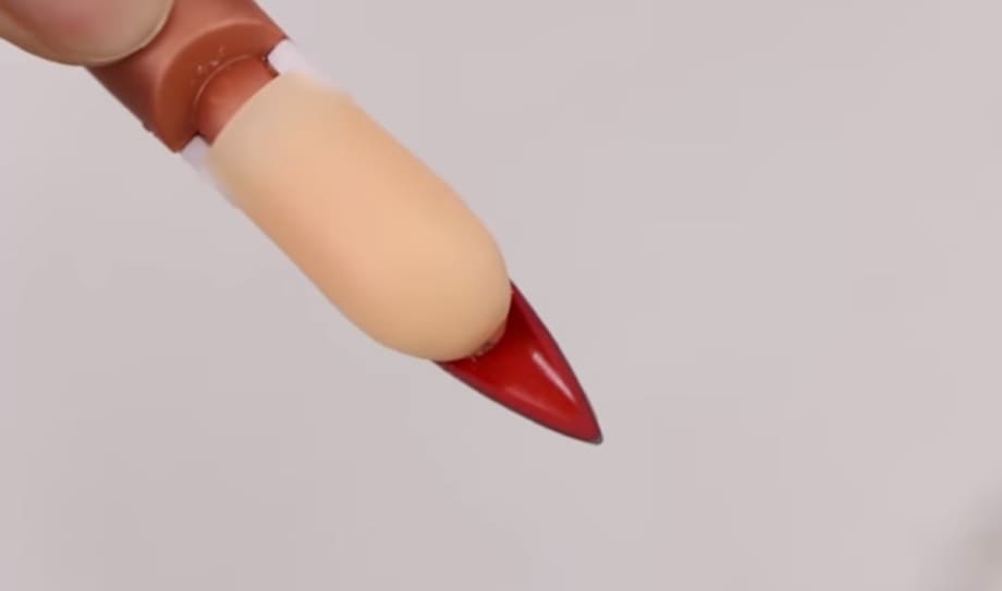 Young Nails VLog #57: Matte Black Nails With Red Underside