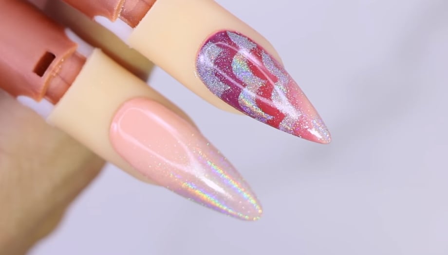 Young Nails Vlog #65: The Holographic Ombre and Design