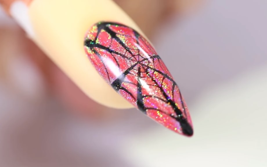 Young Nails Vlog #68: The Holographic Spiderweb Nail