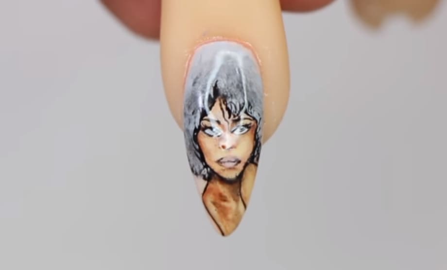 Young Nails Vlog #77: Pretty Afro Girl Nail Art