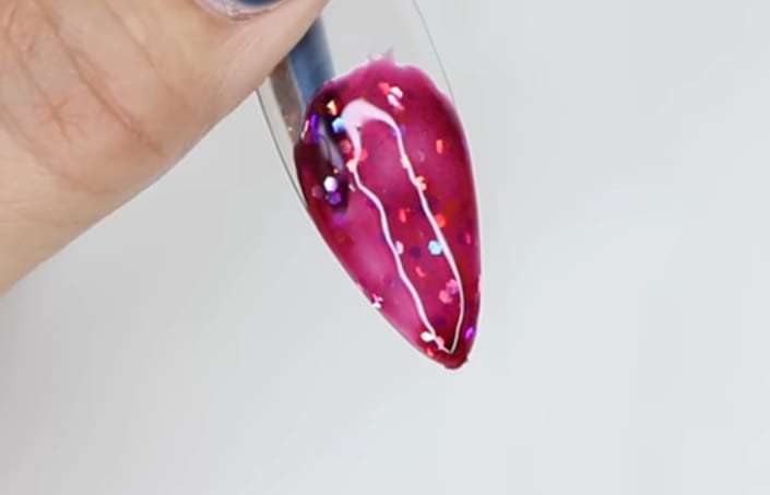 Young Nails Nail School: Jolly Rancher Glitter Gel Nails