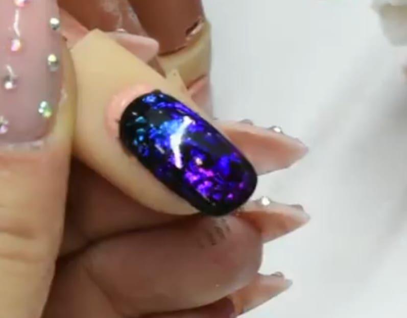 Young Nails Stamping and Foil Nail Design Tutorial