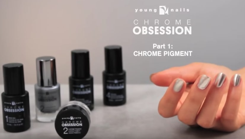 Young Nails Chrome Obsession Kit: Chrome Pigment Part 1