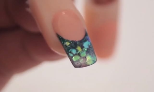 Mermaids Tale with Young Nails Acrylics & Glitters
