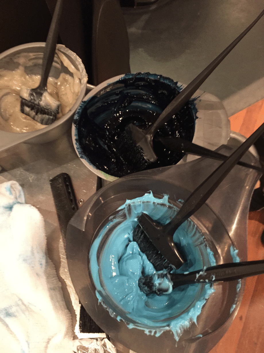 Dimensional Red To Hawaii Blue