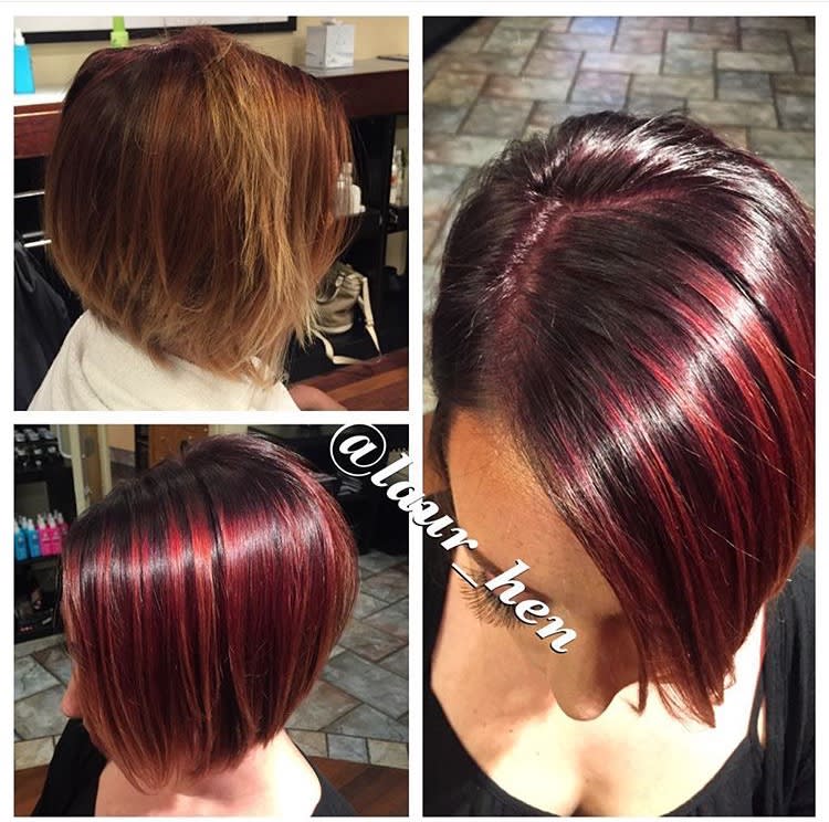 Dimensional Red To Hawaii Blue