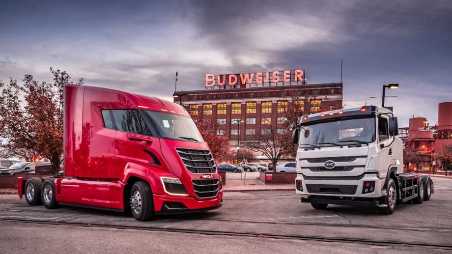 Nikola, BYD Complete First Emissions-Free Beer Delivery for Anheuser-Busch