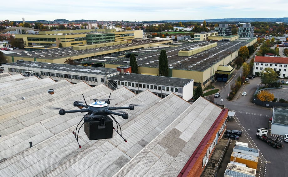 ZF Deploys Drones to Deliver Parts on Factory Grounds