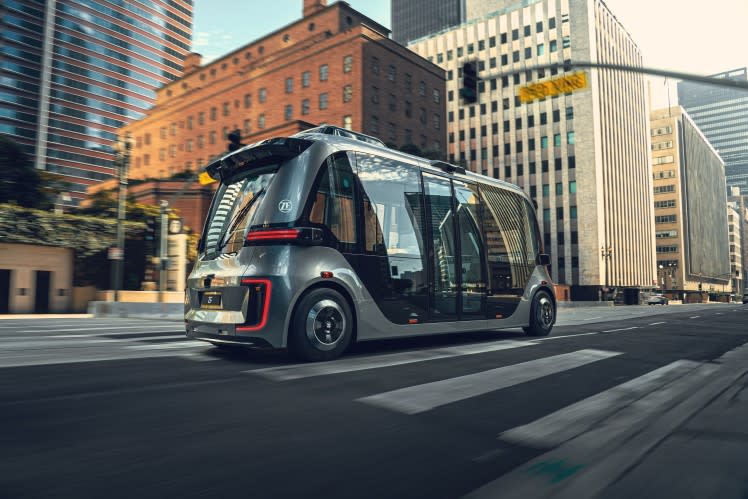 ZF Unveils Autonomous Level 4 Shuttle to U.S. Market