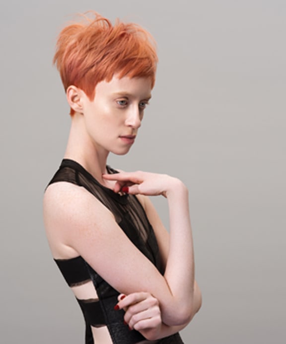 Copper Blonde using Milk_Shake Creative Permanent Color