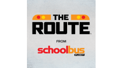 The Route thumbnail with school bus fleet logo