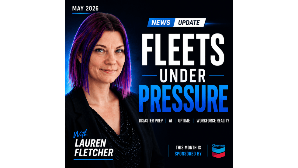 Fleets are under pressure, the latest podcast episode for Truck Chat's monthly recap featuring host Lauren Fletcher