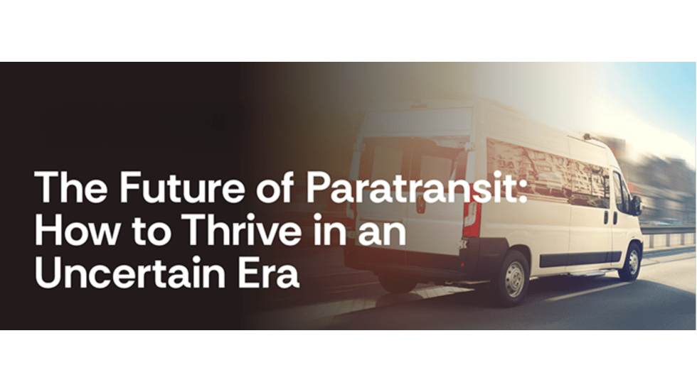 Webinar title over image of a transit van driving down the road