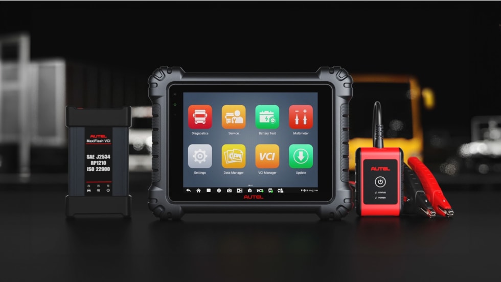 autel diagnostic equipment and tablet