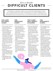 Handout : How to Handle Difficult Clients