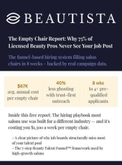 The Empty Chair Report: What's Really Killing Salon Hiring
