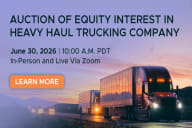 Equity Interest Auction