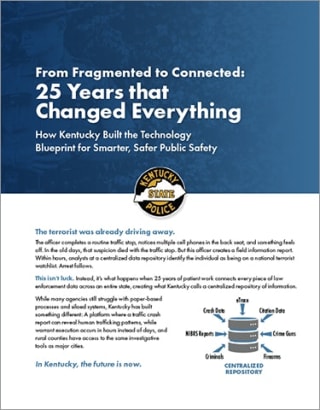 Kentucky Built the Technology Blueprint for Smarter, Safer Public Safety