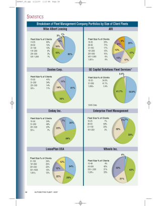 2006 Fleet Size in Lessor Portfolios