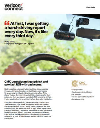 CMC Logistics Promotes Safety and Mitigates Risk with Dashcams