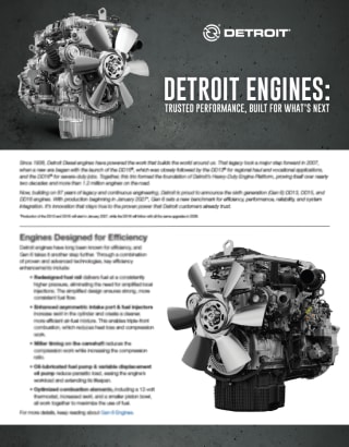 Detroit Engines: Trusted Performance, Built for What's Next