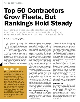 Top 50 Contractor Fleets of 2017