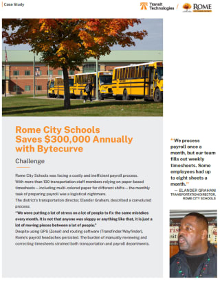 Rome City Schools Saves $300,000 in Annual Payroll With Bytecurve