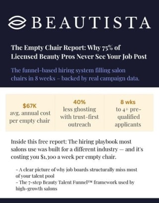 The Empty Chair Report: What's Really Killing Salon Hiring