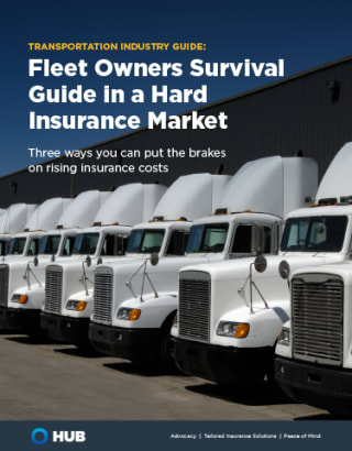 A Fleet Owner’s Survival Guide in a Hard Insurance Market