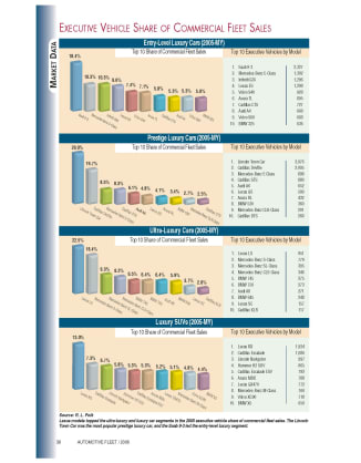 2005-MY Executive Fleet Registrations