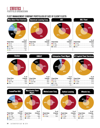 2013 Fleet Size in Lessor Portfolios