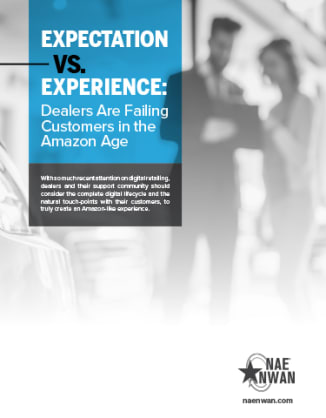 Expectation vs. Experience: Dealers Are Failing Customers in the Amazon Age