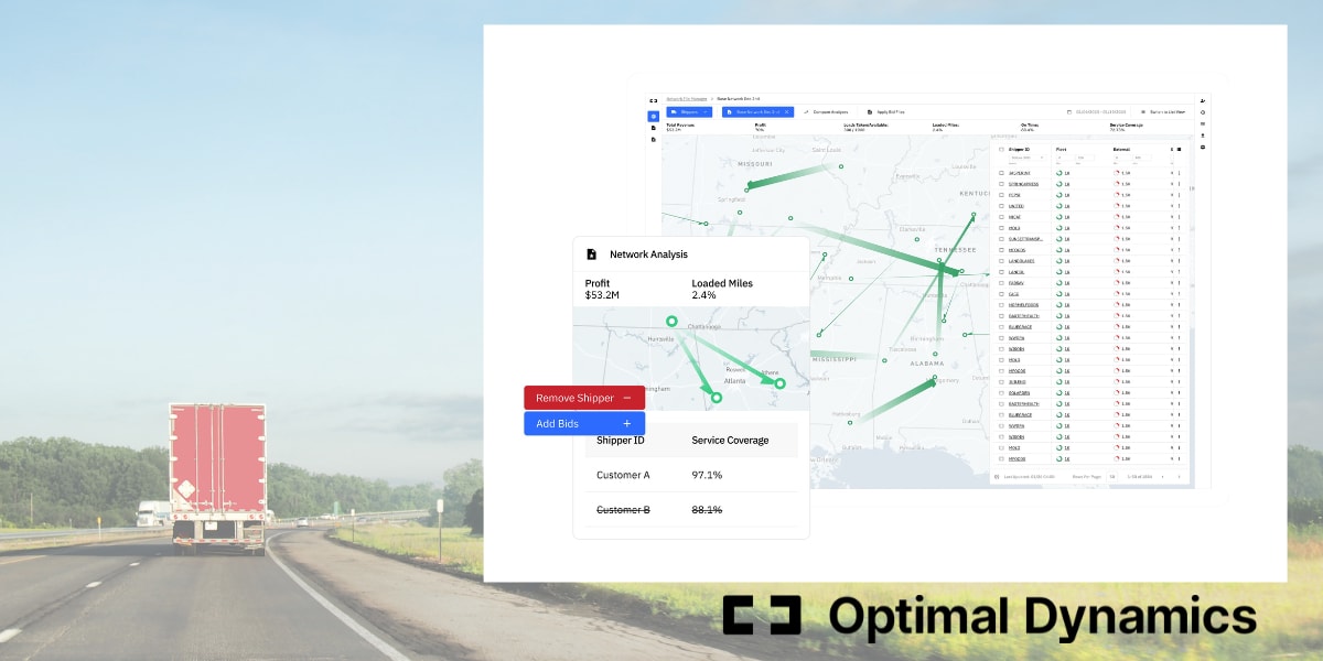 Optimal Dynamics Uses AI for Better Truckload Bidding, Dispatch ...