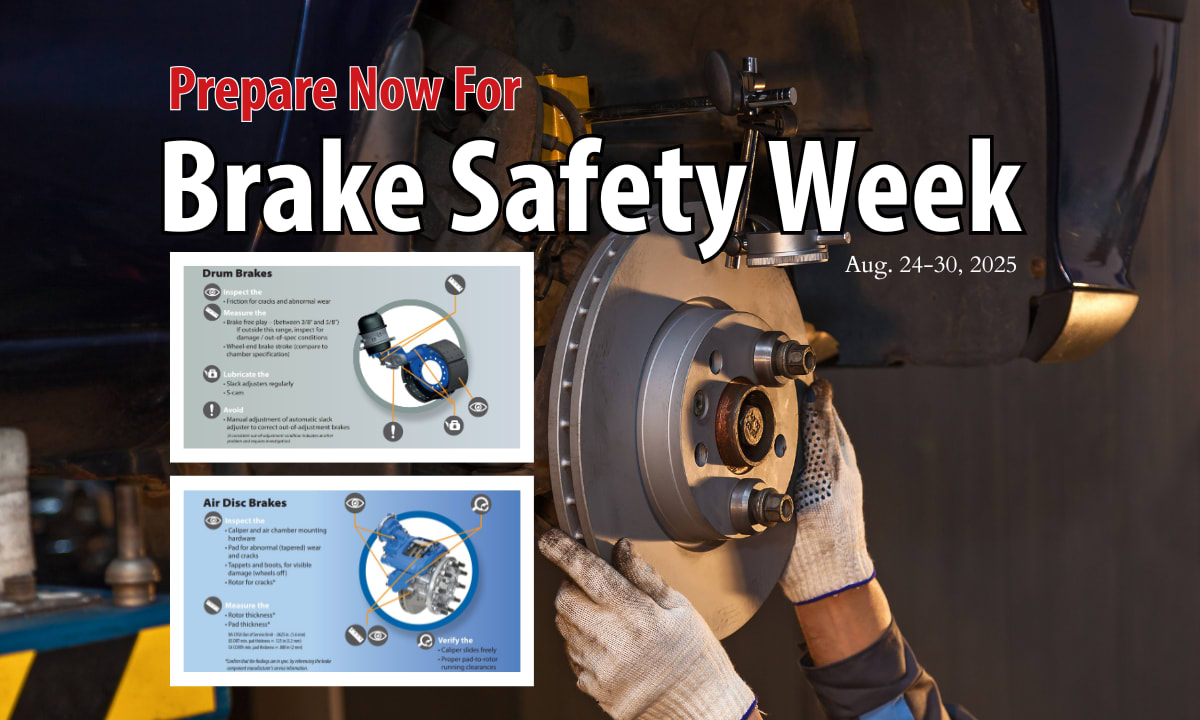 Brake Check Week Brake Safety Week: What To Expect and How to Prepare | Work Truck Online
