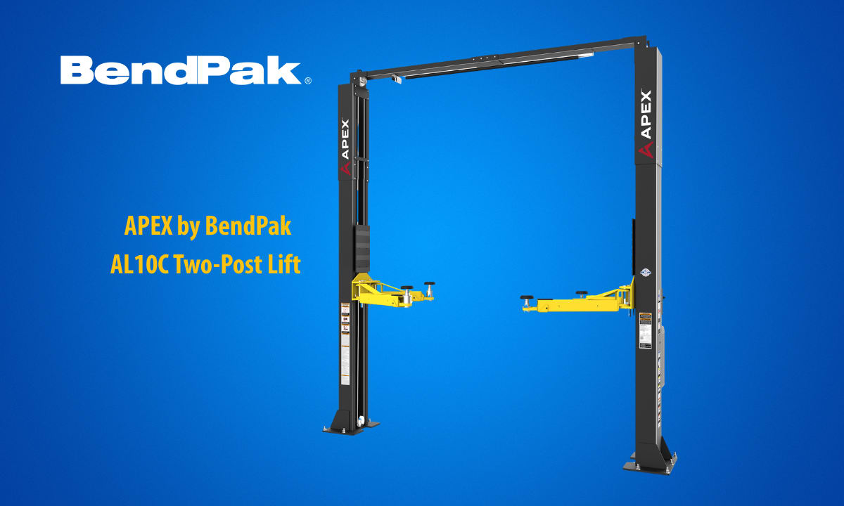 The APEX by BendPak AL10C Two-Post Lift Offers Affordability