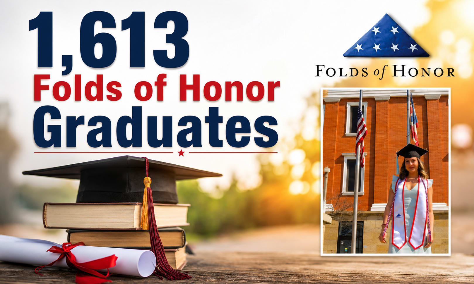 Folds of Honor Celebrates Graduation Season as 1,613 Military and First Responder Family Scholars Earn Their Degrees