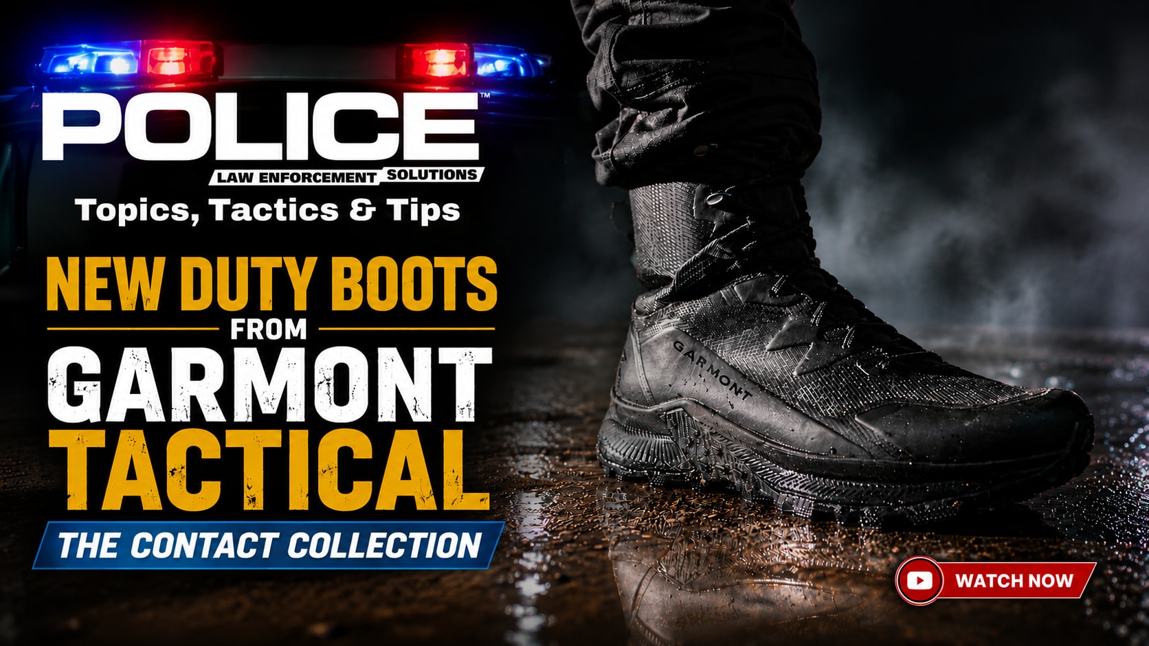 Garmont Tactical Contact Collection: New Duty Boots for Law Enforcement
