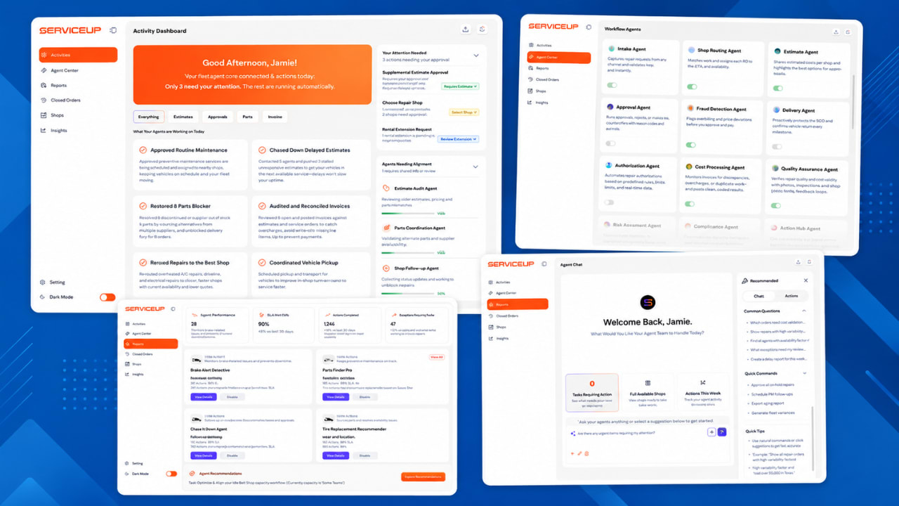 ServiceUp Adds AI Repair Agents to Automate Fleet Maintenance Workflows