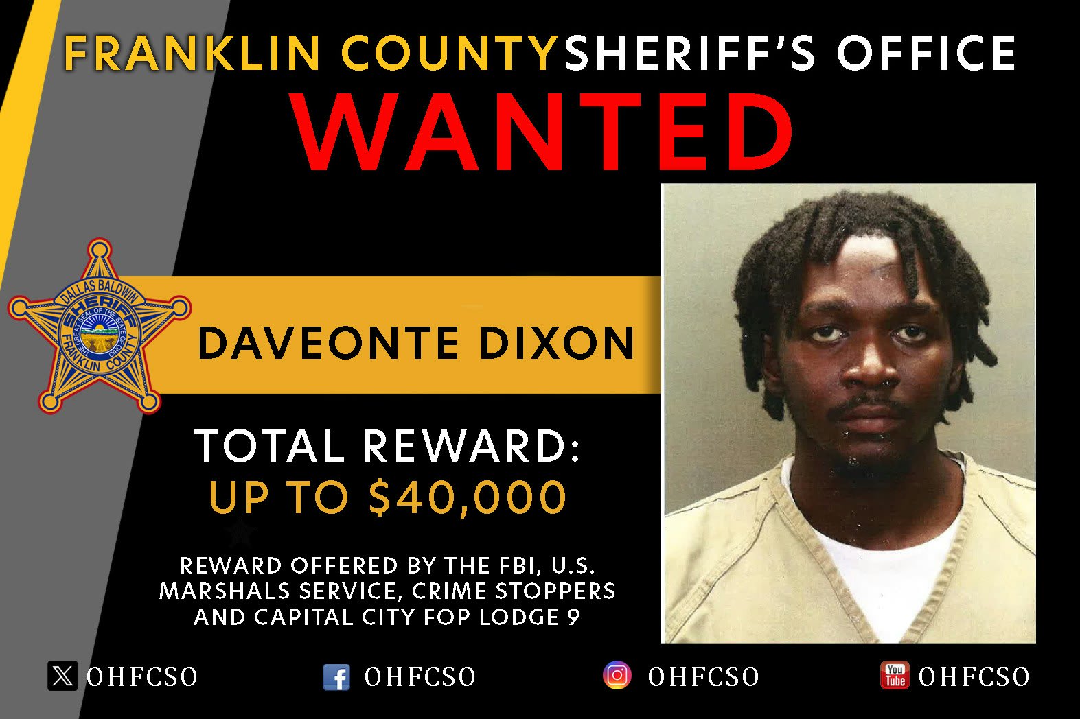 2 Ohio Officers Shot During Traffic Stop, Suspect at Large | Police ...