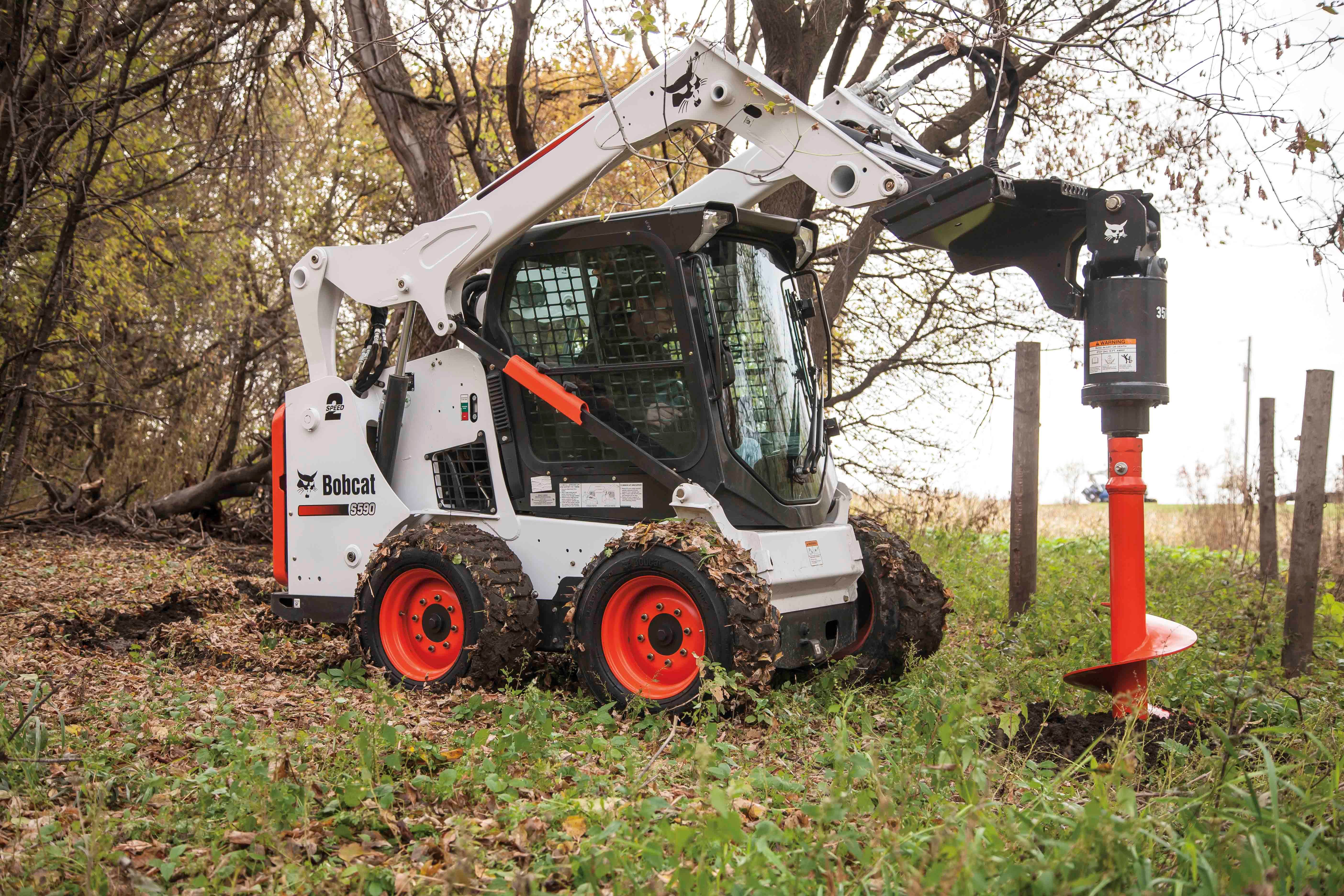 Auger Rover 35PH & 50PH Planetary Drive Augers | Government Fleet
