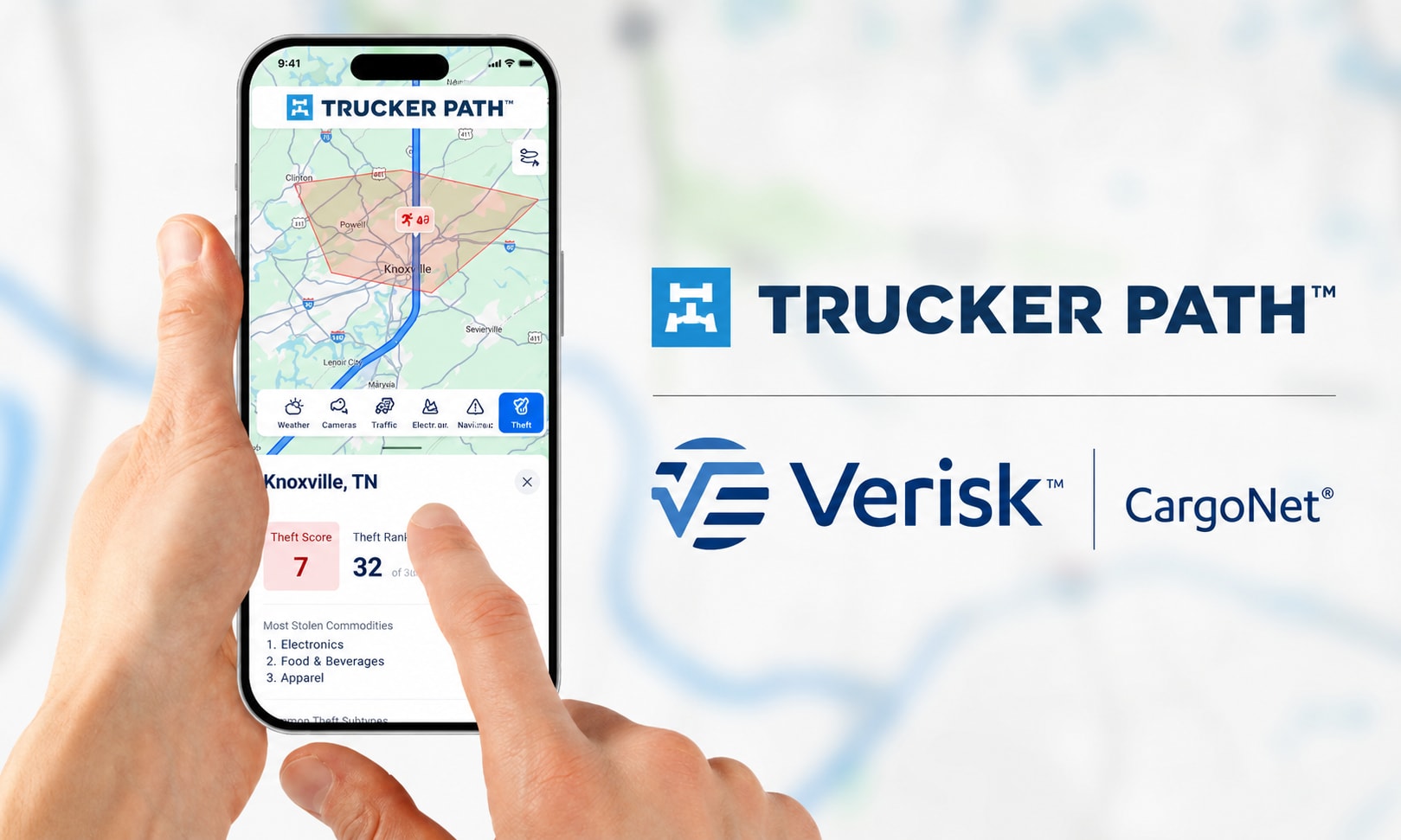 Trucker Path Adds Verisk CargoNet Theft Data to Navigation Platform