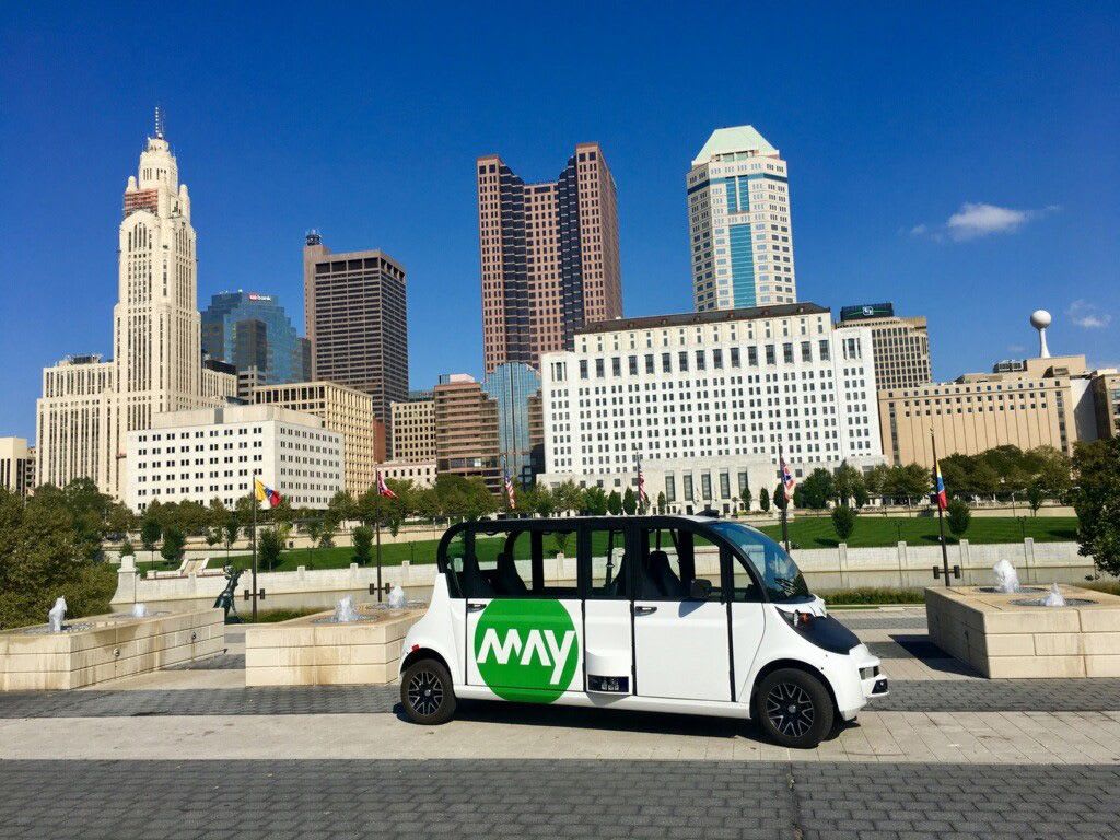 Via Store Shuttle Columbus begins testing self-driving shuttle | Metro