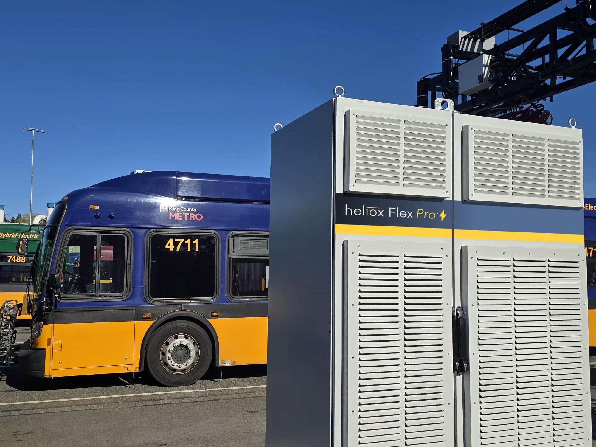 King County Test Heliox Chargers, Keolis Lands California Contract Top Biz Briefs