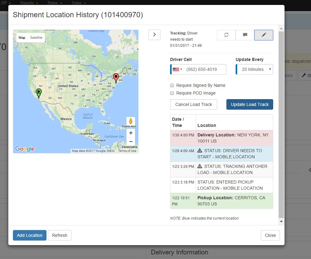 Integration Brings Load Tracking to Efreightsolutions Users | Heavy ...