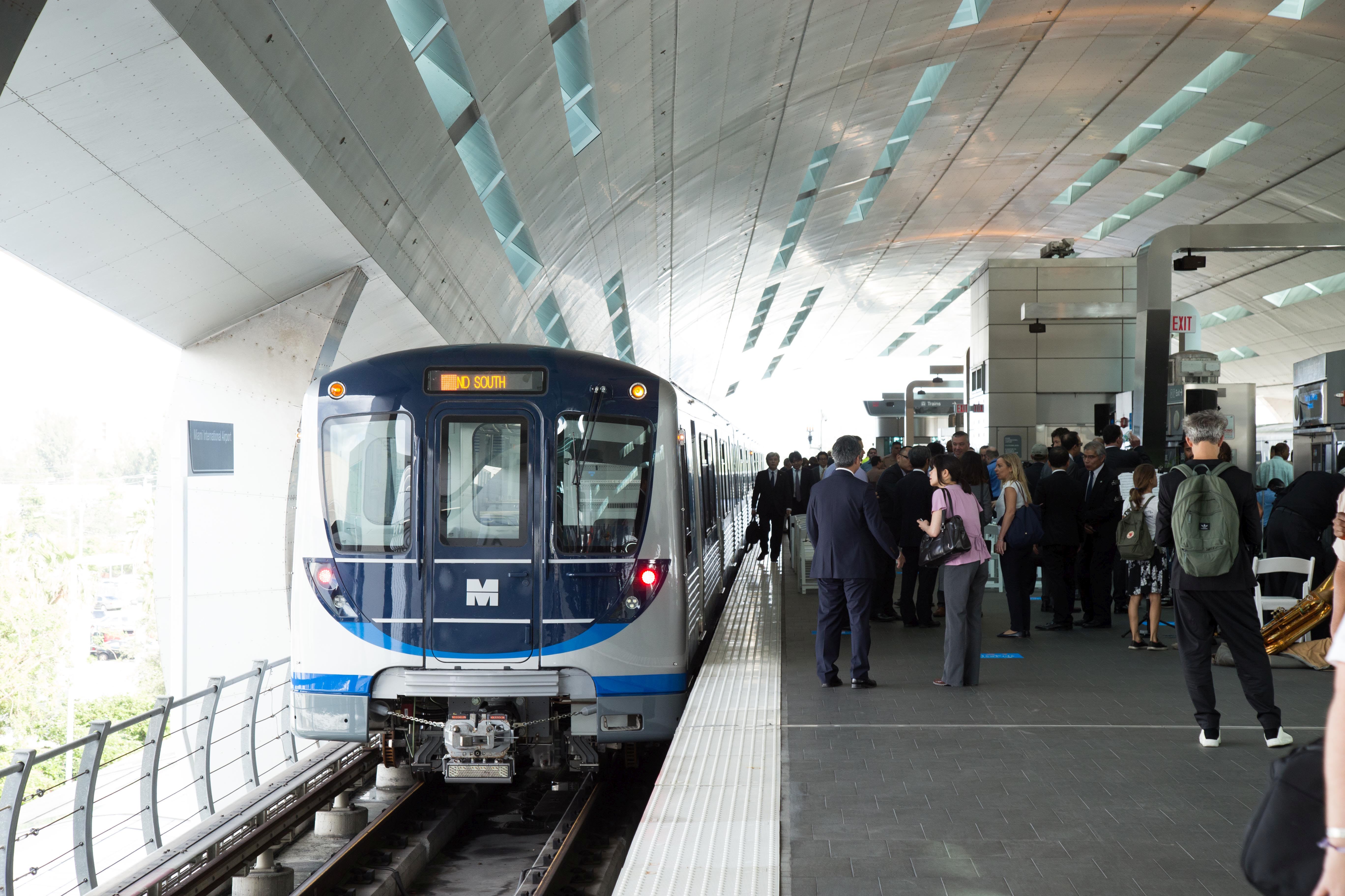 Miami-Dade places first new train in 30-plus years into service | Metro