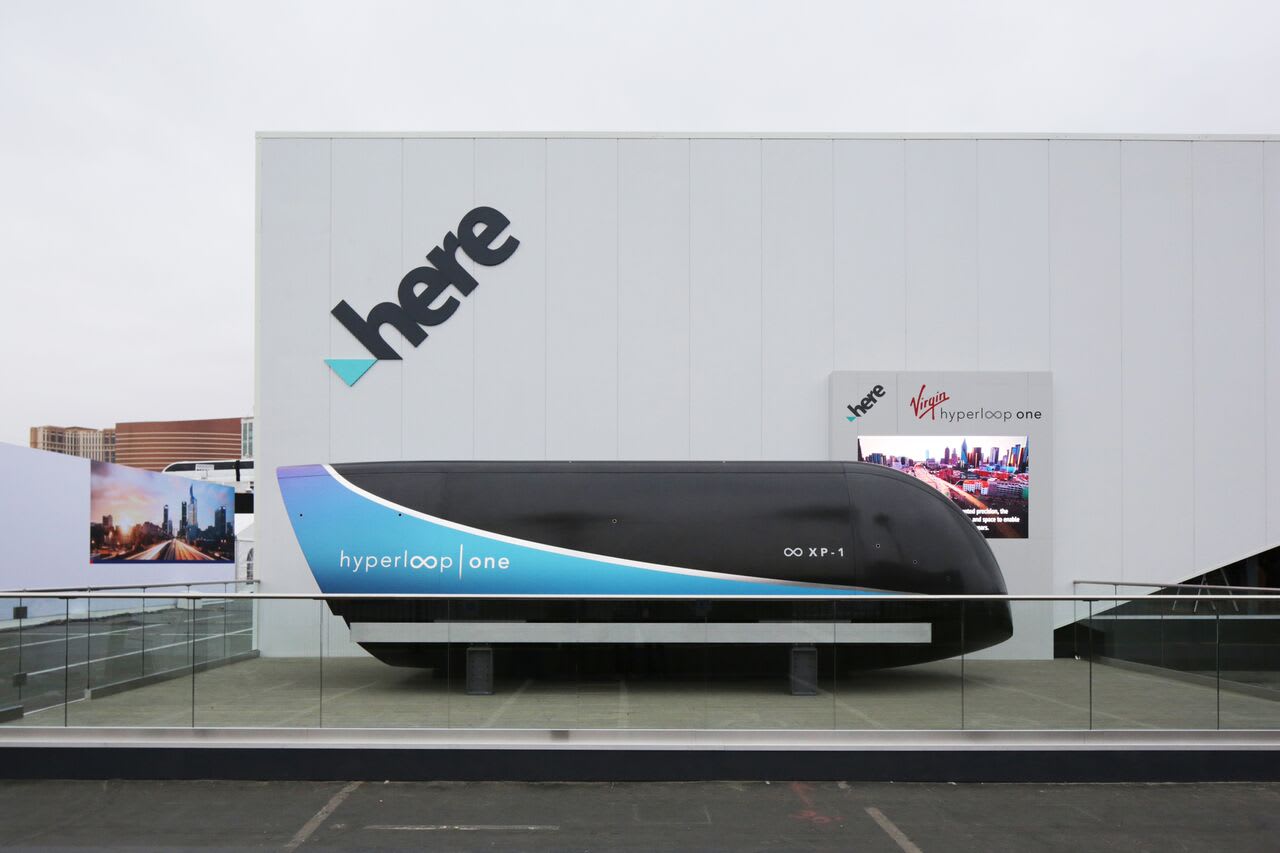 Hyperloop Pod Virgin Loop Virgin Hyperloop One unveils end-to-end passenger experience, test pod ...